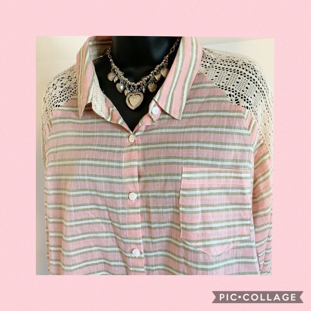 ⬇️Hem& Thread top! Size L - Picture 2 of 8